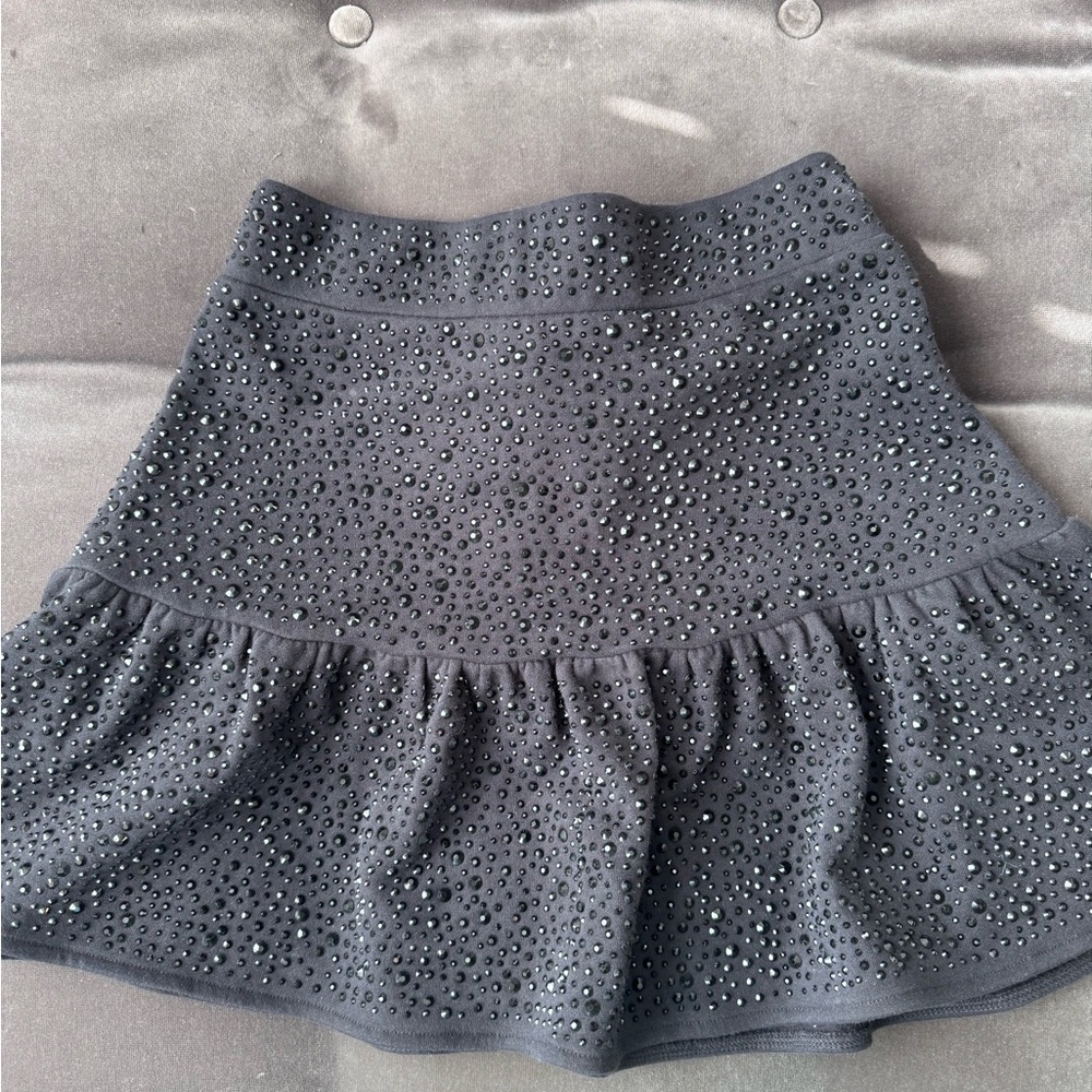 Black Queen of Sparkles sequin skirt